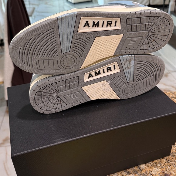 AMIRI Light Blue and Gray Sneakers - Picture 4 of 7
